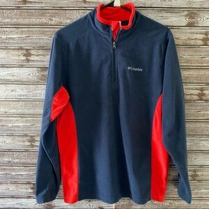 Columbia Men's 1/4-Zip Pullover Fleece Jacket Size S‎